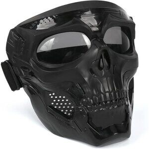 Skull Goggle Mask Motorcycle Riding Glasses UV Protection Safety Goggles